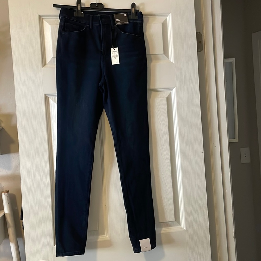 Express skinny high rise jeans